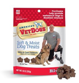 Bil-Jac Bil-Jac VetDogs Veteran K-9 Corps Skin & Coat Dog Treats 10 oz