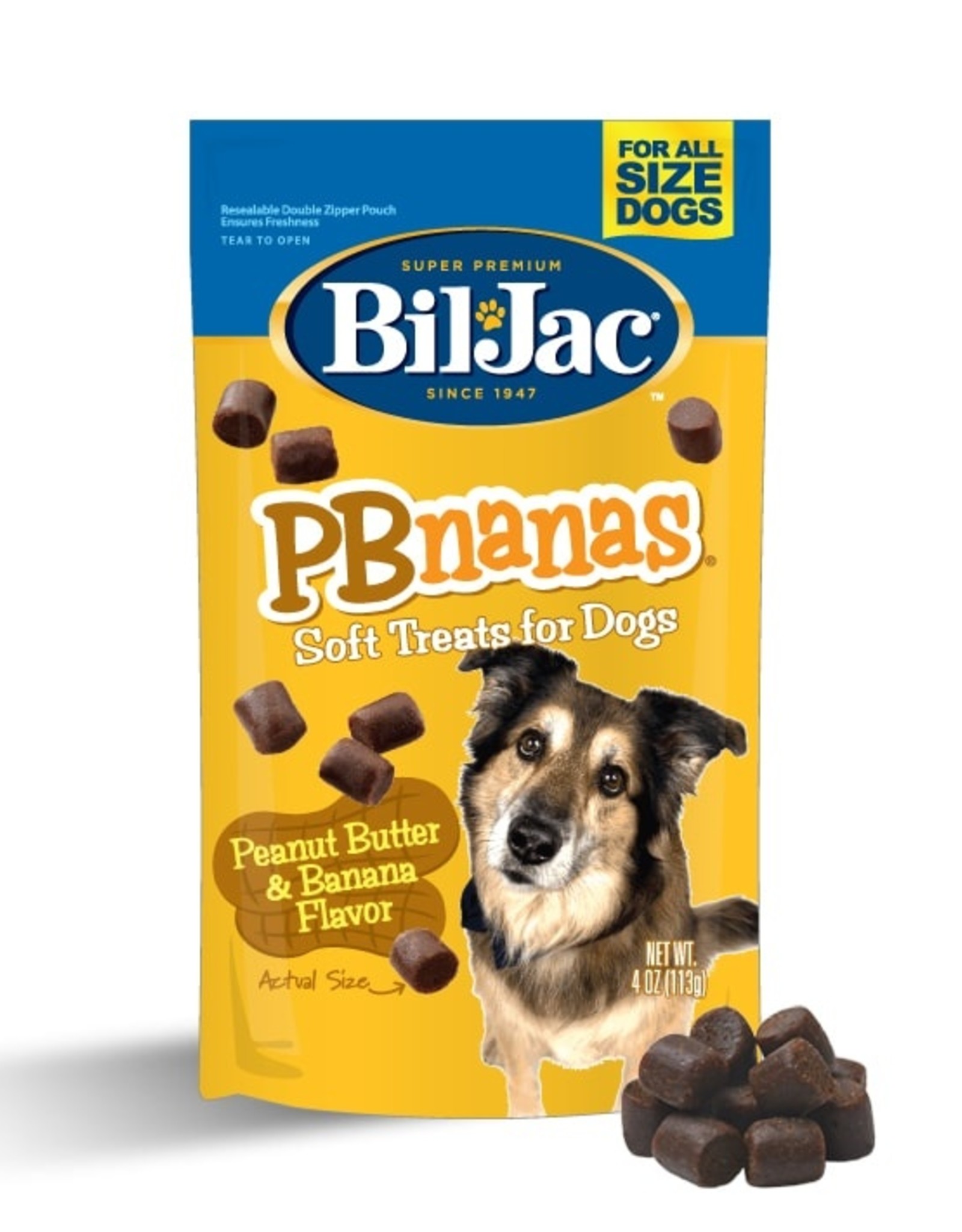 Bil-Jac Bil-Jac PB-Nanas Dog Treats 4 oz