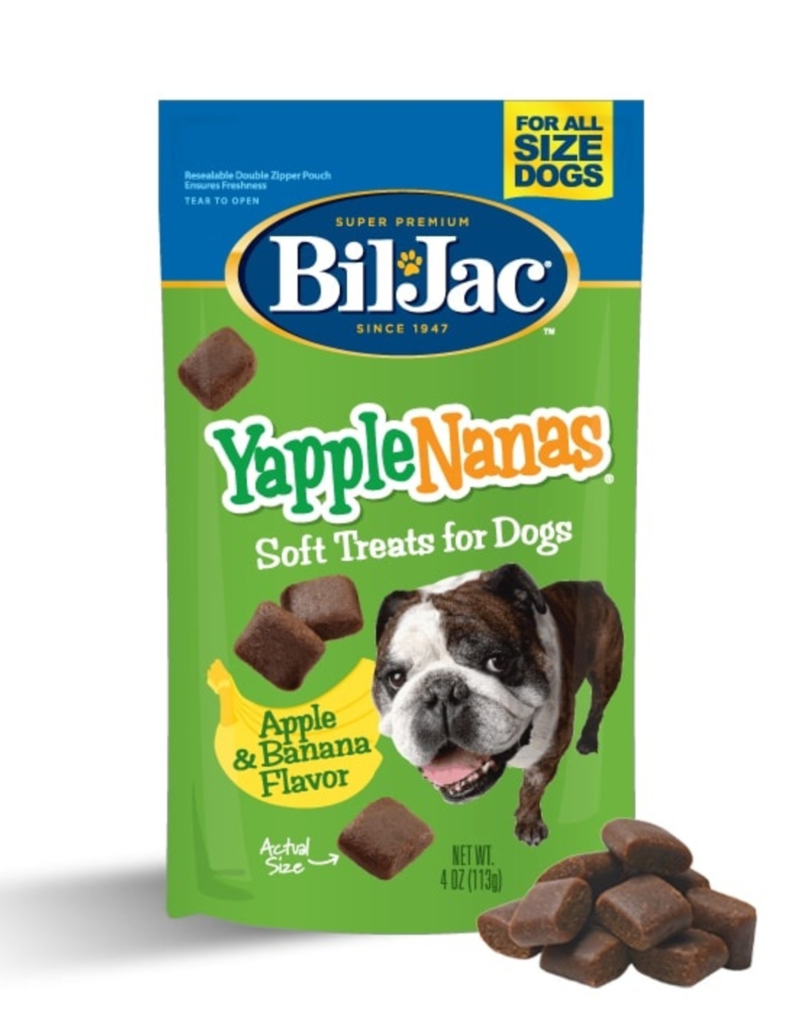 Bil-Jac Bil-Jac Yapple-Nanas Dog Treats 4 oz