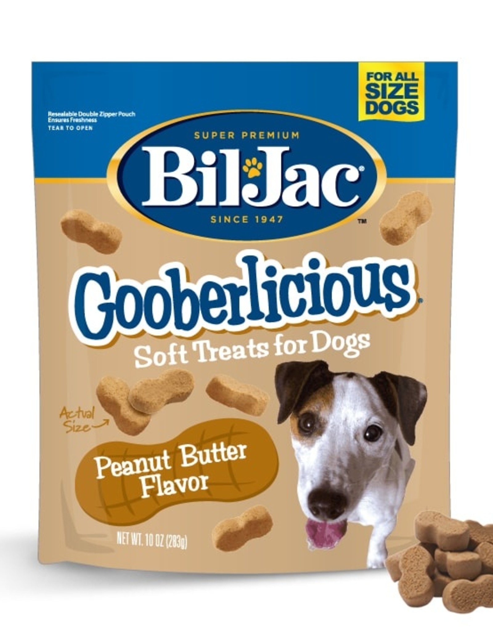 BIL-JAC FOODS, INC. BIL-JAC TREATS LITTLE GOOBERLICIOUS 4OZ
