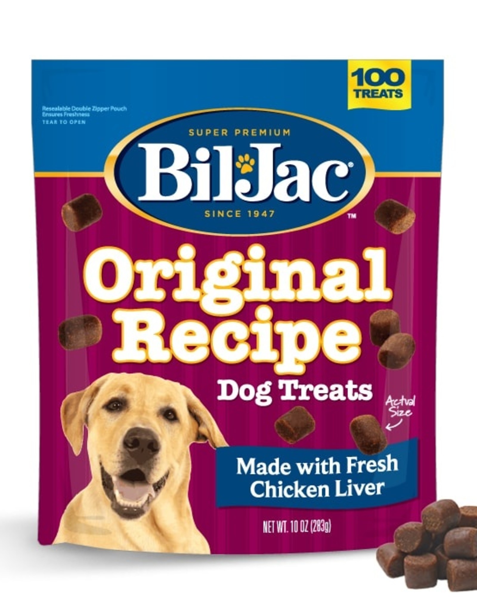 BIL-JAC FOODS, INC. BIL-JAC TREATS ORIGINAL LIVER 10OZ