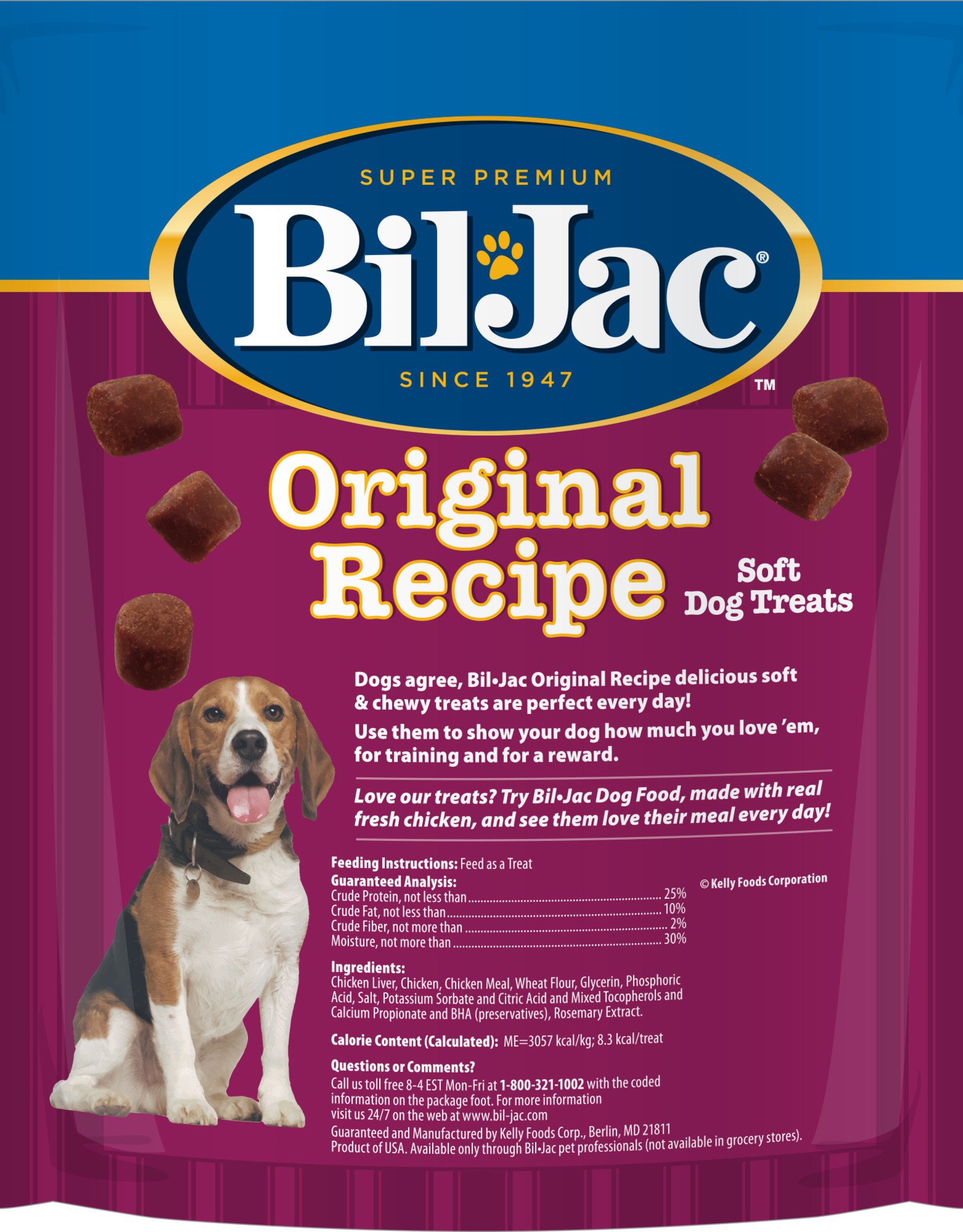 BIL-JAC FOODS, INC. BIL-JAC TREATS ORIGINAL LIVER 10OZ