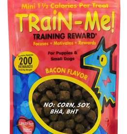 Crazy Dog CRAZY DOG TRAIN-ME! MINI REWARDS BACON 4OZ