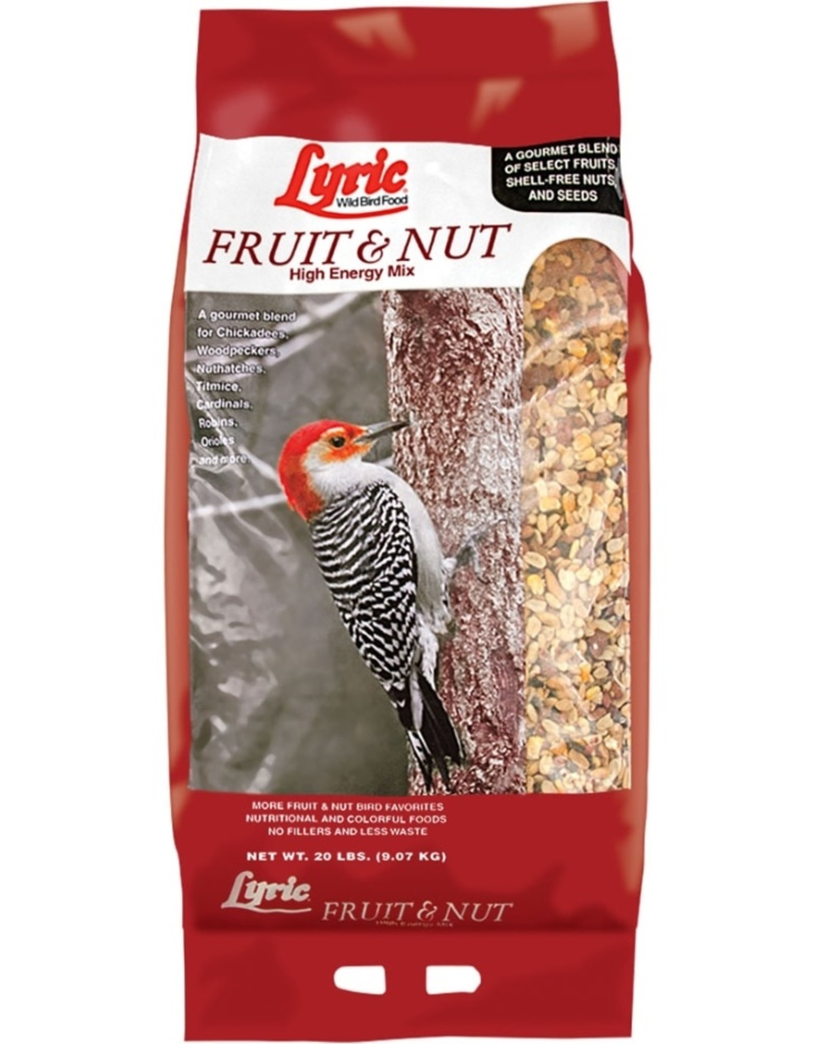GREENVIEW LYRIC LYRIC FRUIT & NUT BIRD FOOD 20LBS