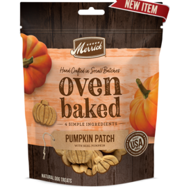 Merrick Merrick Oven Baked Pumpkin Patch Dog Treats 10 oz