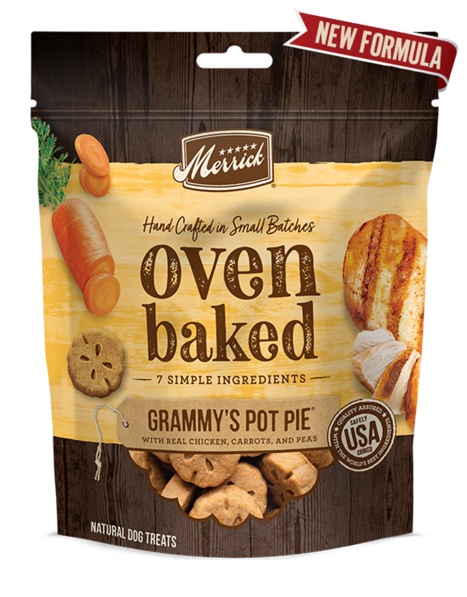 Merrick Merrick Oven Baked GRAMMY'S CHICKEN POT PIE Dog Treats 11 oz