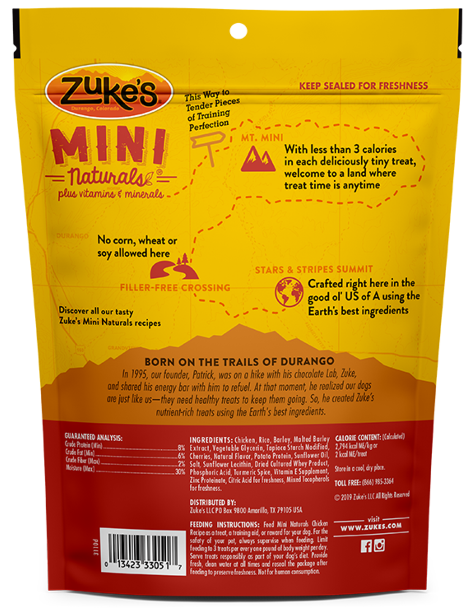 Zuke's ZUKES MINI NATURALS CHICKEN 6OZ