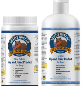 Grizzly Pet Products Grizzly Joint Aid Liquid Hip & Joint Product for Dogs & Cats - 32 Oz