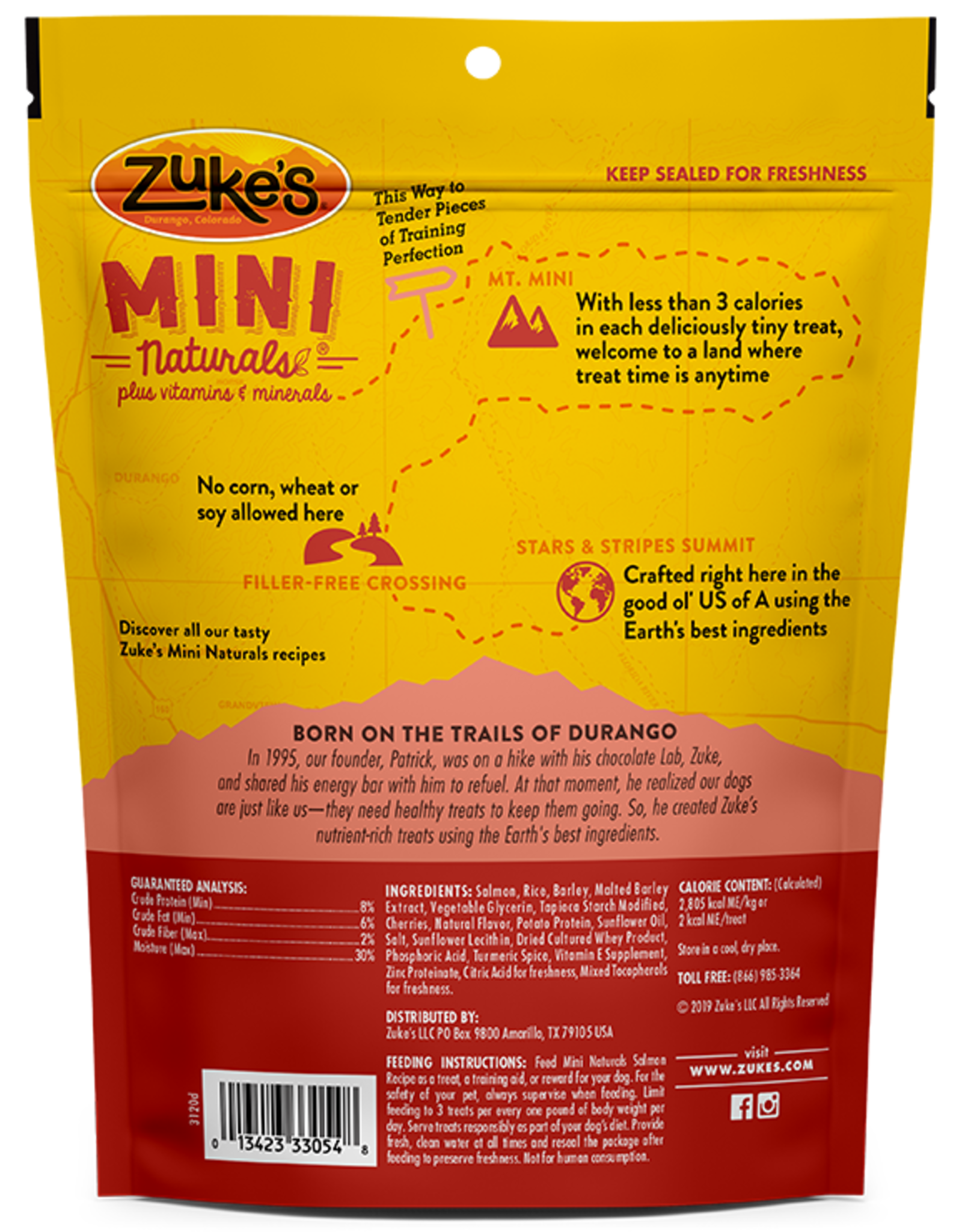 Zuke's ZUKES MINI NATURALS SALMON 6OZ