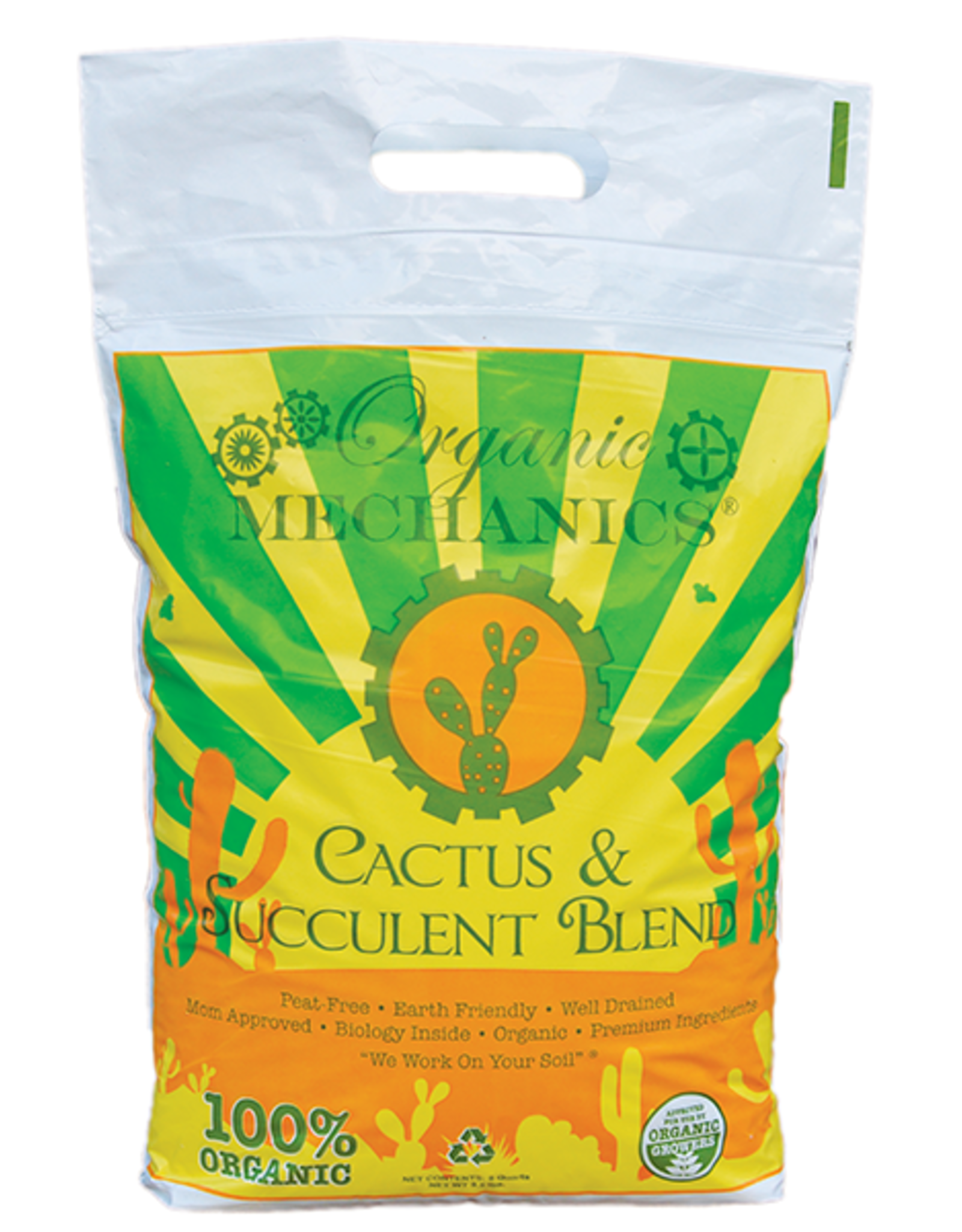 Organic Mechanics Organic Mechanics Cactus & Succulent Blend - 8 QT