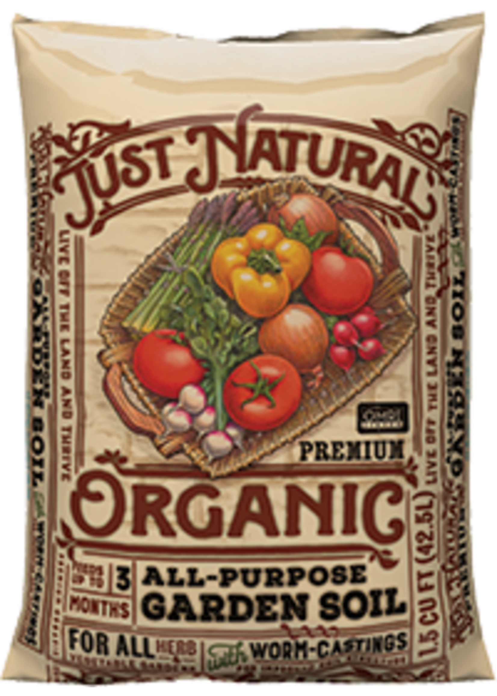 Jolly Gardener Just Natural Organic All-Purpose Garden Soil - 1.5 cu ft