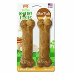 Nylabone Nylabone Healthy Edibles Natural Chicken Flavored Dog Treats - Medium 2 Pack