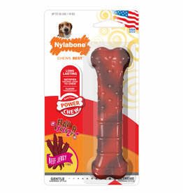 NYLABONE CORP NYLABONE POWER CHEW BEEF JERKY REG