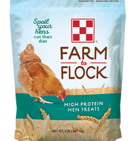 PURINA MILLS, INC. PURINA FARM TO FLOCK CHICKEN HEN TREATS HIGH PROTEIN 2LBS