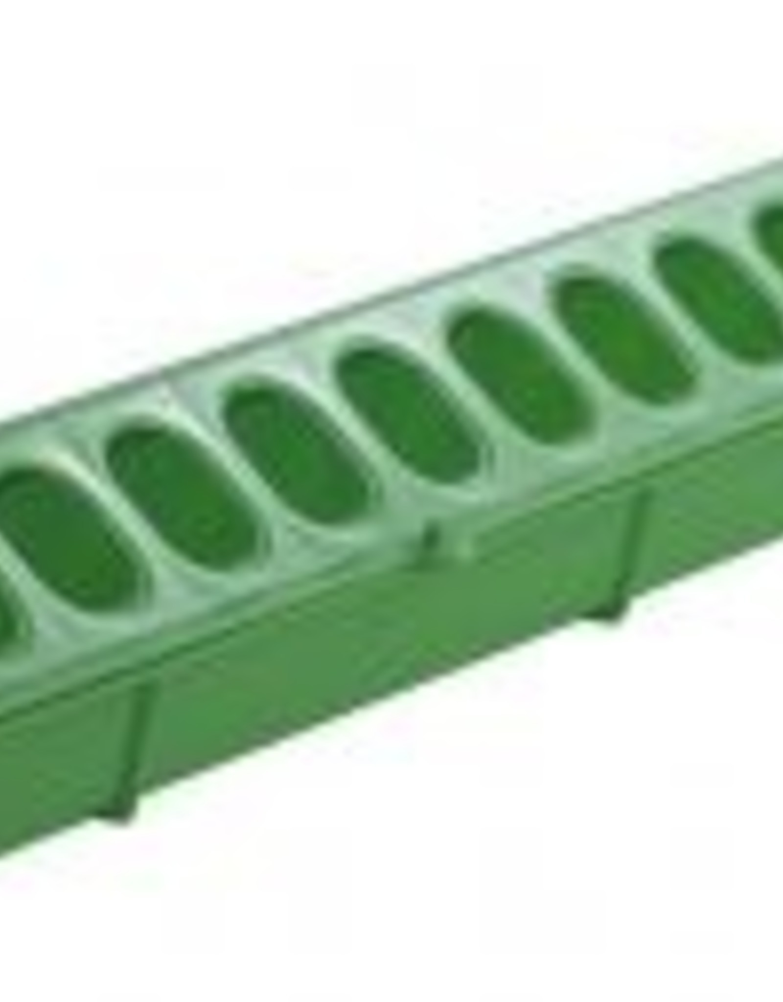MILLER MANUFACTURING FLIP-TOP POULTRY FEEDER GREEN 20IN