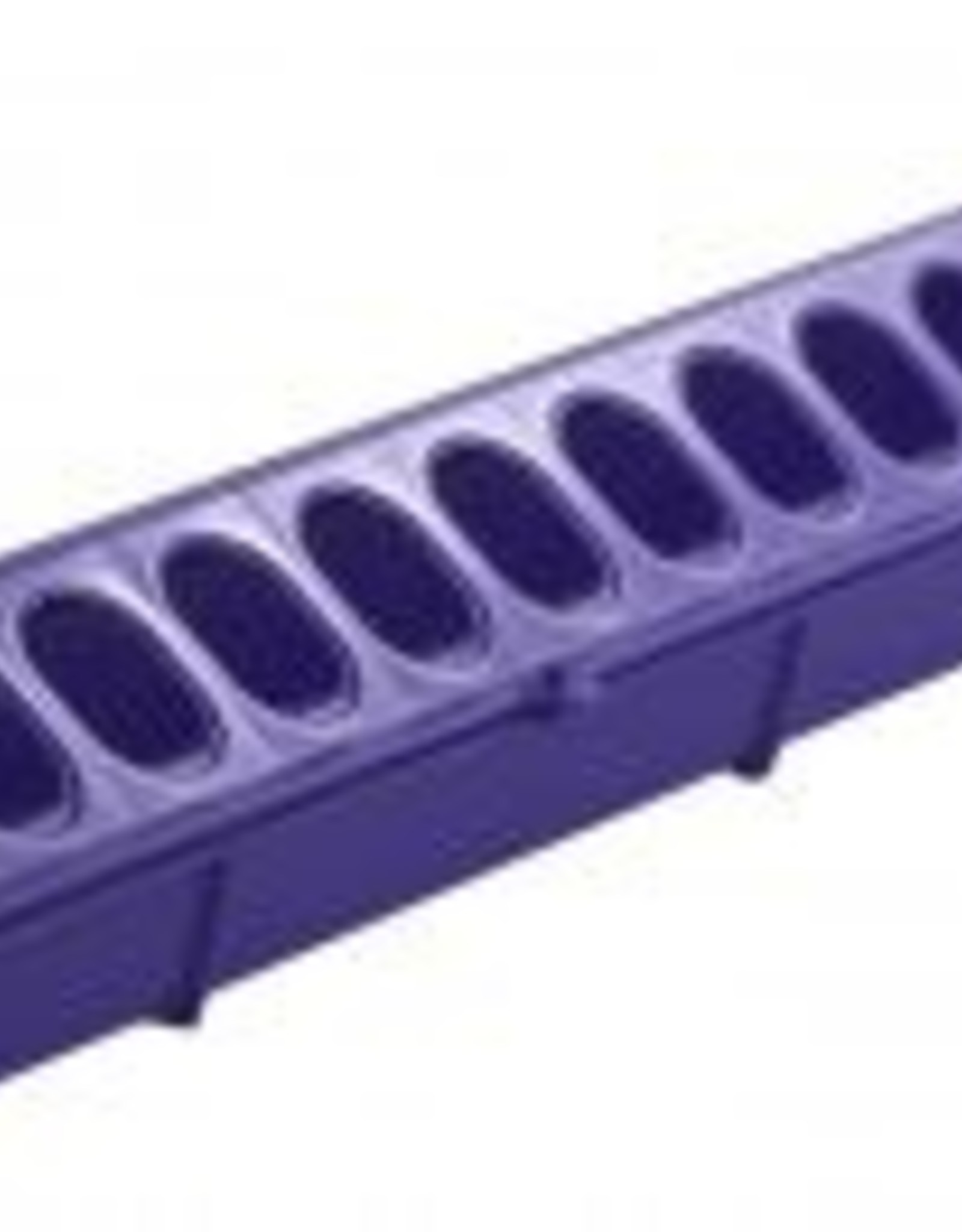 MILLER MANUFACTURING LITTLE GIANT FLIP-TOP FEEDER FOR POULTRY PURPLE