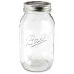 Jarden Home Brands Ball Mason Jar Quart with Cap - single