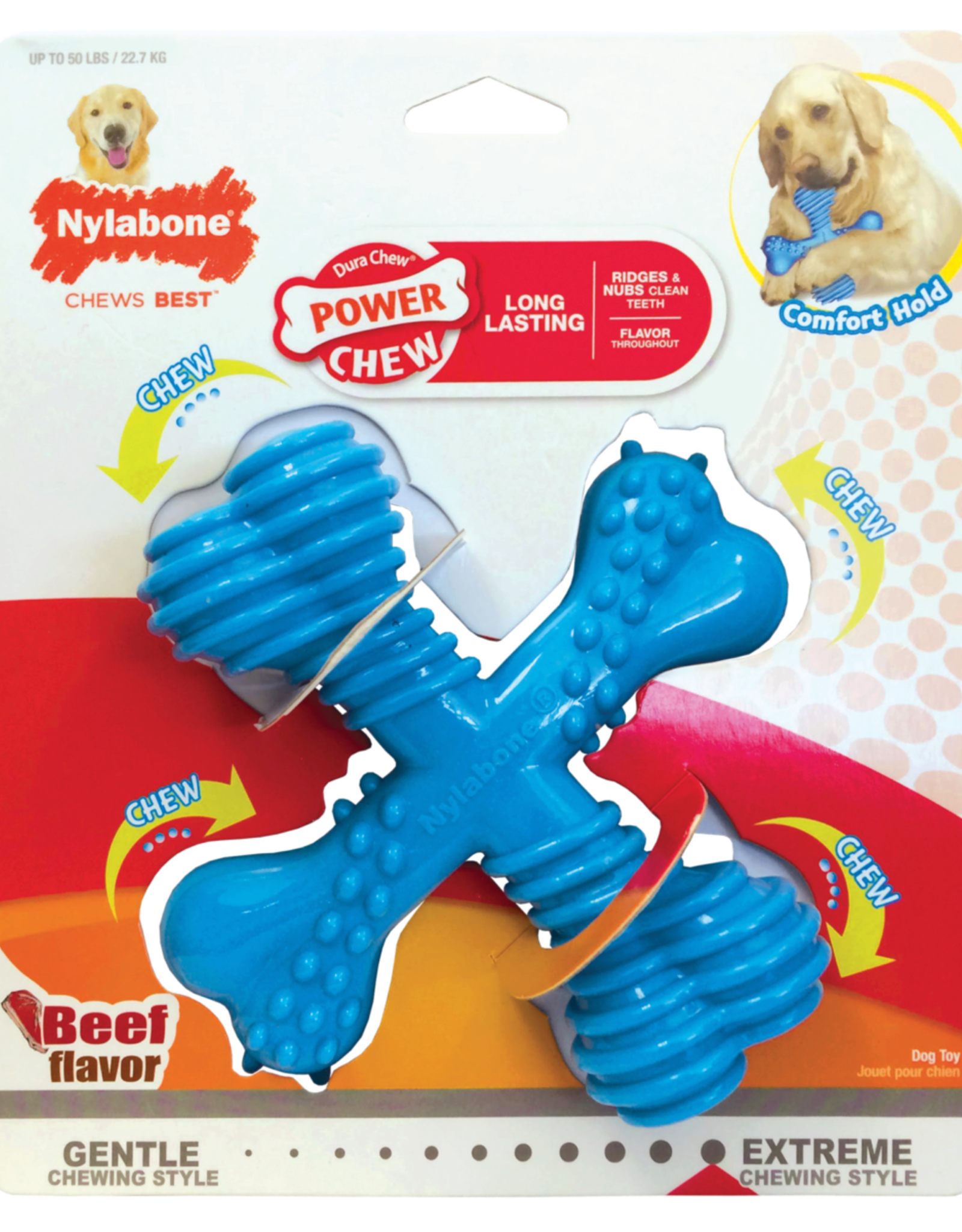 NYLABONE CORP NYLABONE COMFORT HOLD  X BONE BEEF SMALL