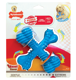 Nylabone NYLABONE COMFORT HOLD  X BONE BEEF SMALL