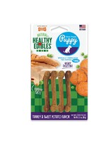 Nylabone Nylabone Healthy Edibles Puppy Chew Treats Turkey & Sweet Potato - X-Small 4 Pack