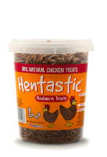 Unipet HENTASTIC MEALWORMS TO GO CHICKEN TREAT  6OZ