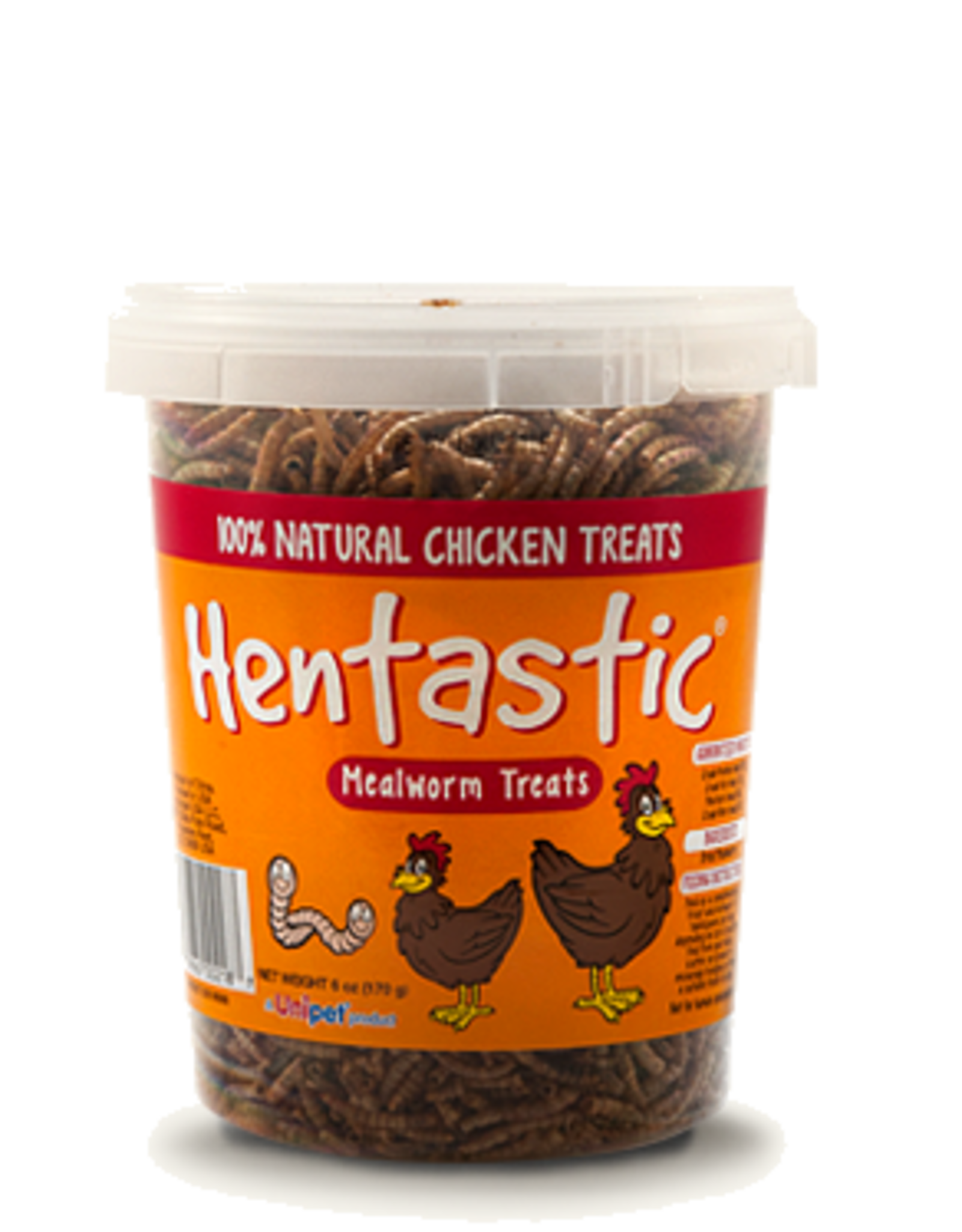 Unipet HENTASTIC MEALWORMS TO GO CHICKEN TREAT  6OZ