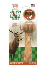 Nylabone Nylabone Natural Healthy Edibles Venison Bone Dog Chew Treats 4.9 Oz