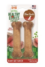 Nylabone NYLABONE HEALTHY EDIBLE ROAST BEEF-PETITE  2PK