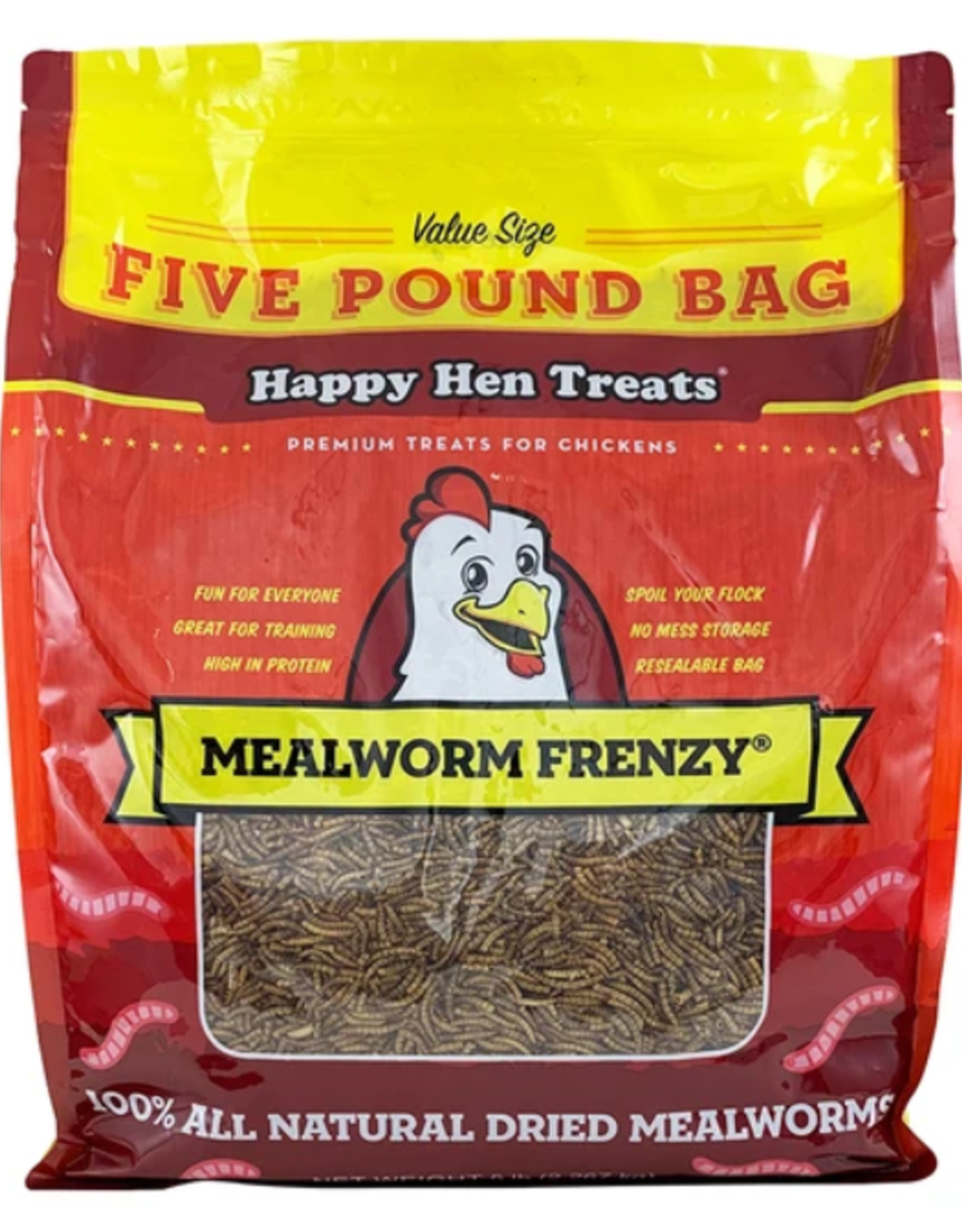 Happy Hen Treats HAPPY HEN MEALWORM FRENZY 5LBS