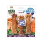 Nylabone NYLABONE HEALTHY EDIBLES TURKEY SWEET POTATO PUPPY 3 PK