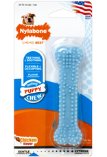 Nylabone Nylabone Puppy Teething & Soothing Flexible Chew Toy Chicken - Blue, X-Small