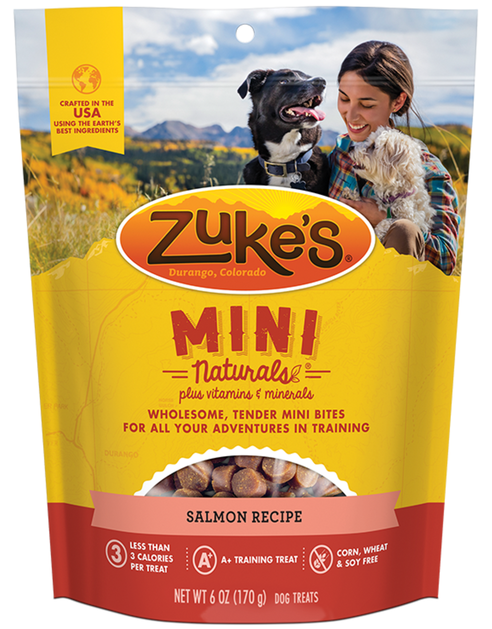 Zuke's ZUKES MINI NATURALS SALMON 16OZ
