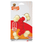 Nylabone Nylabone Double Bone Bacon Dog Chew Toy - Medium