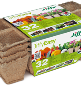 Jiffy Jiffy Biodegradable Seed Starting Peat Strips - 4 Strips (32 Pots)
