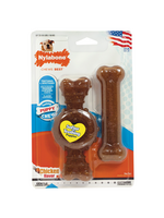 Nylabone NYLABONE PUPPY CHEW RING AND FLAT BONE 2 PACK MEDIUM