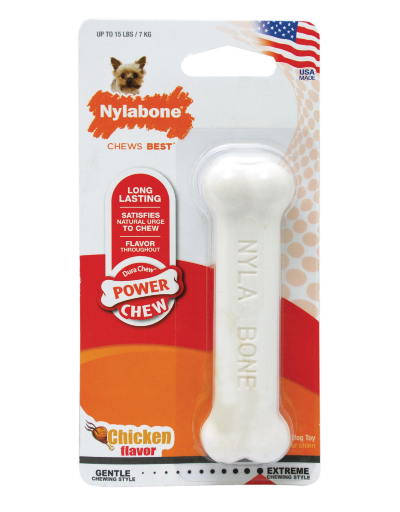 Nylabone NYLABONE DURACHEW CHICKEN BONE-PETITE