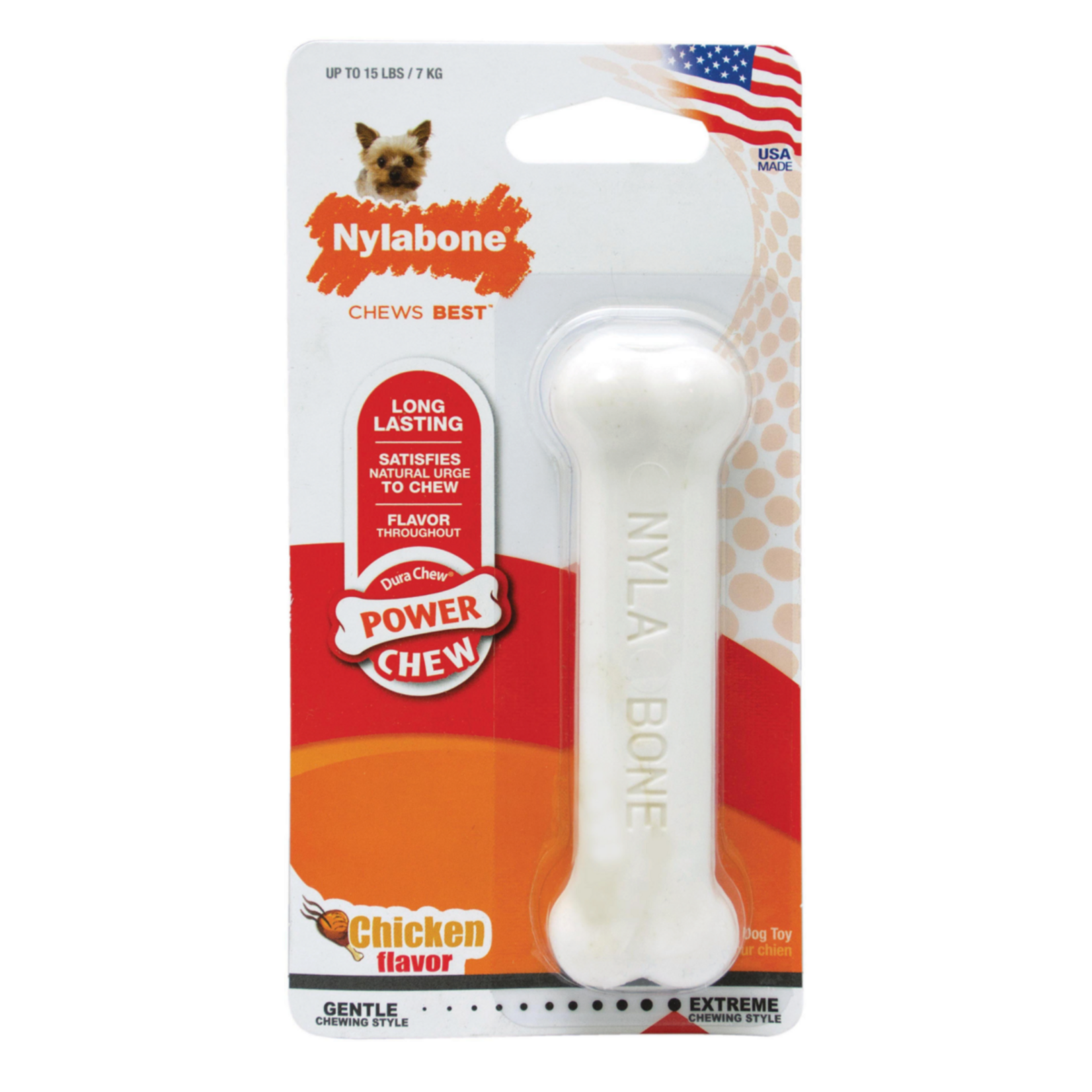 Nylabone NYLABONE DURACHEW CHICKEN BONE-PETITE