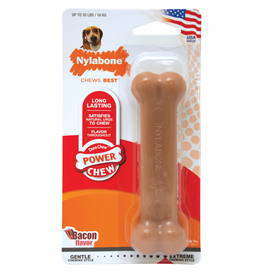 Nylabone NYLABONE DURA CHEW BONE BACON-WOLF/MEDIUM