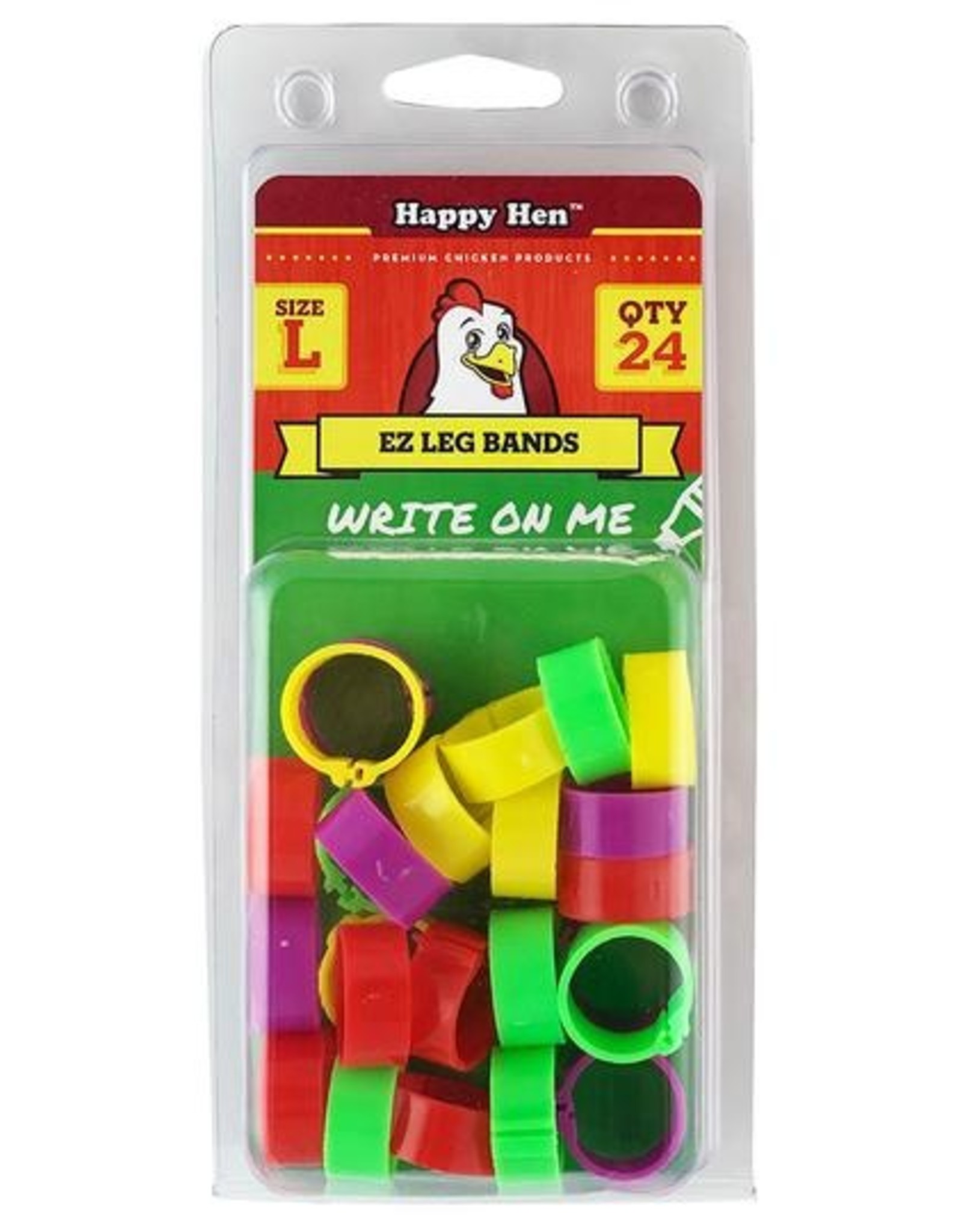 Durvet Happy Hen EZ LEG BANDS LARGE