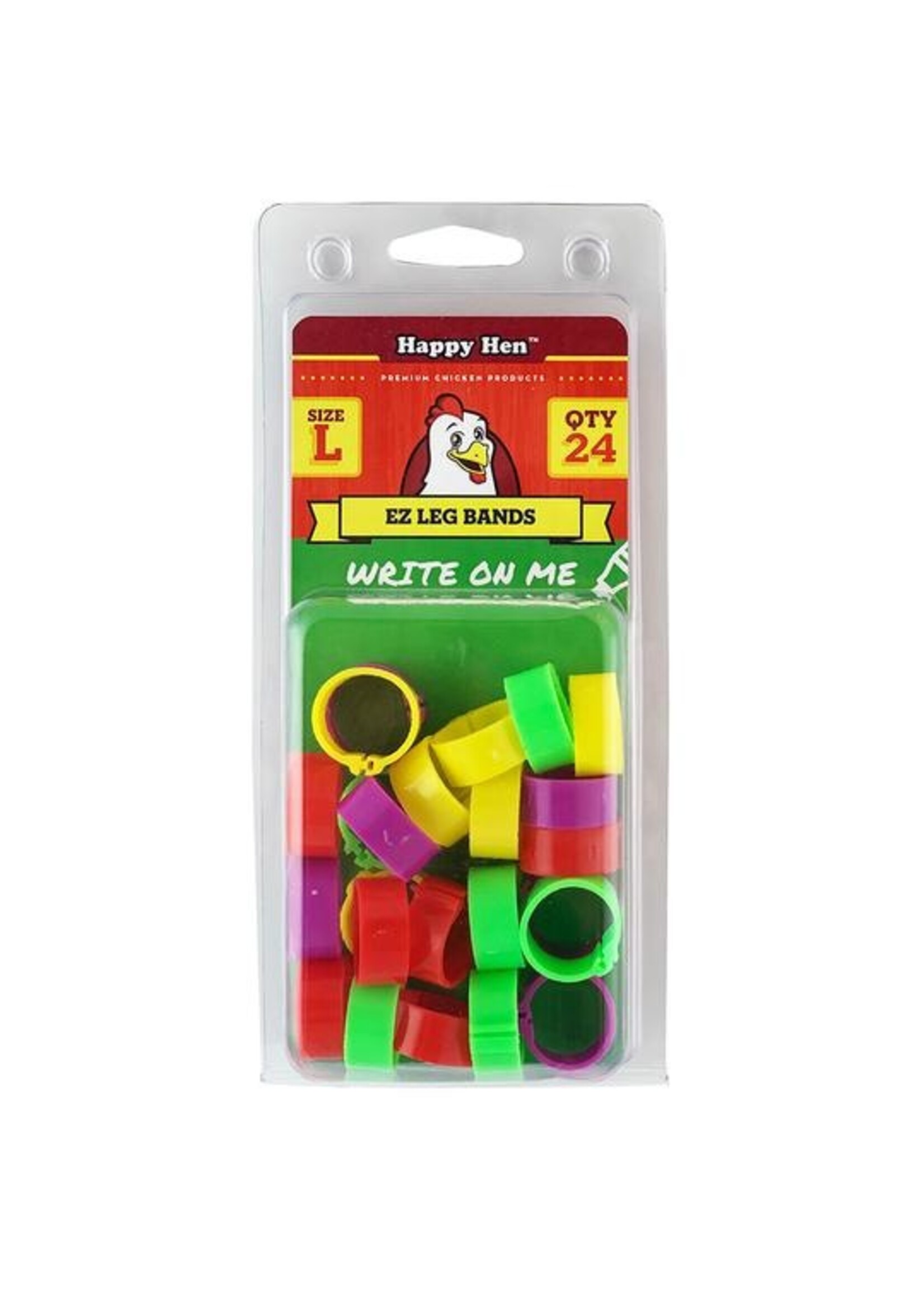 Durvet Happy Hen EZ LEG BANDS LARGE