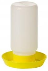 MILLER MANUFACTURING POULTRY WATER BASE QT YELLOW **SOLD SEPERATELY**