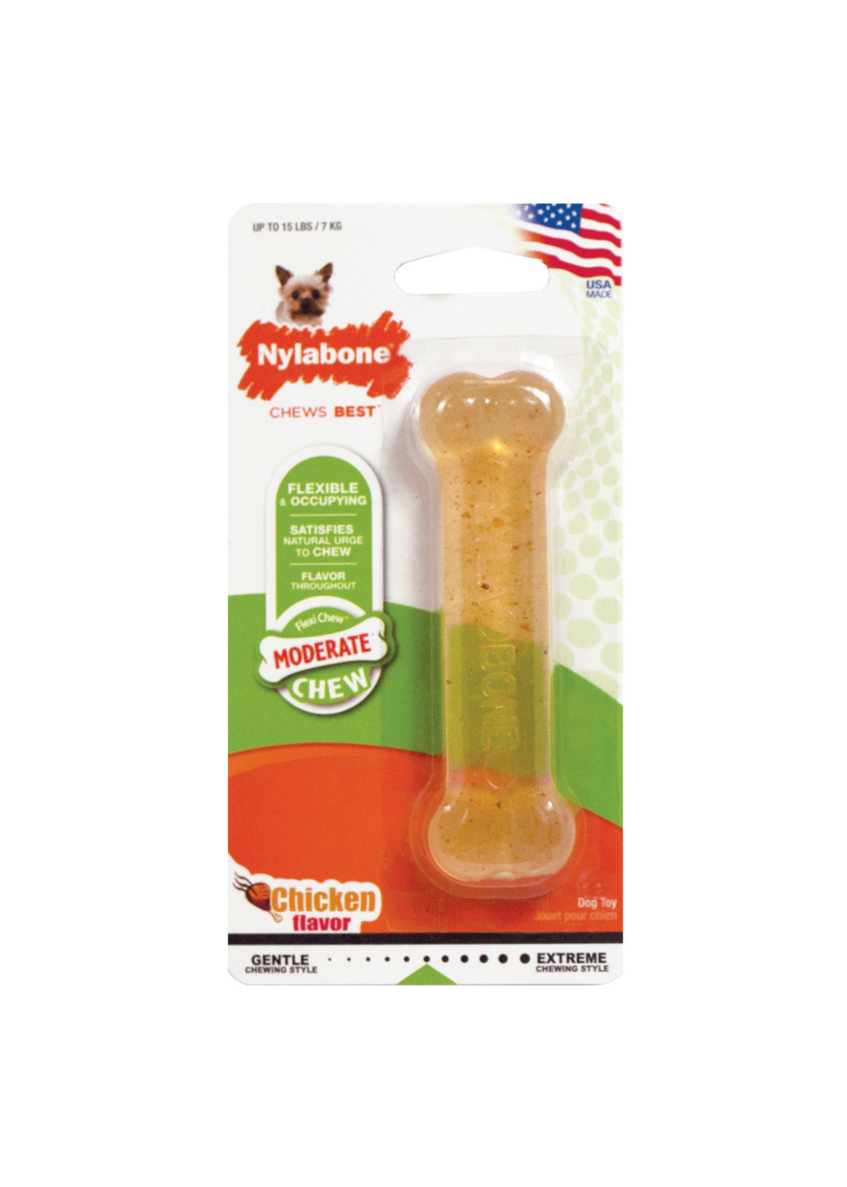 Nylabone NYLABONE FLEXIBLE CHICKEN- REGULAR