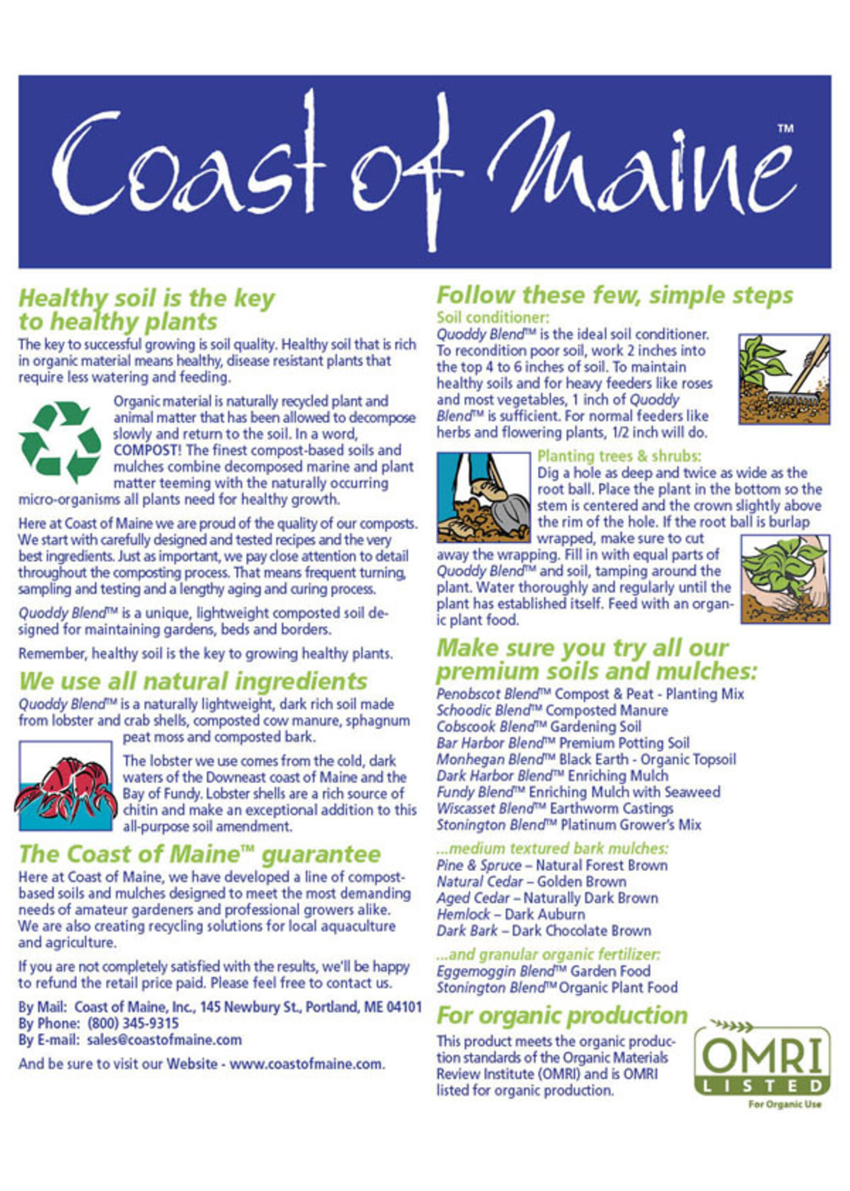 Coast of Maine Coast of Maine Quoddy Blend Lobster Compost Soil - 1 cu ft