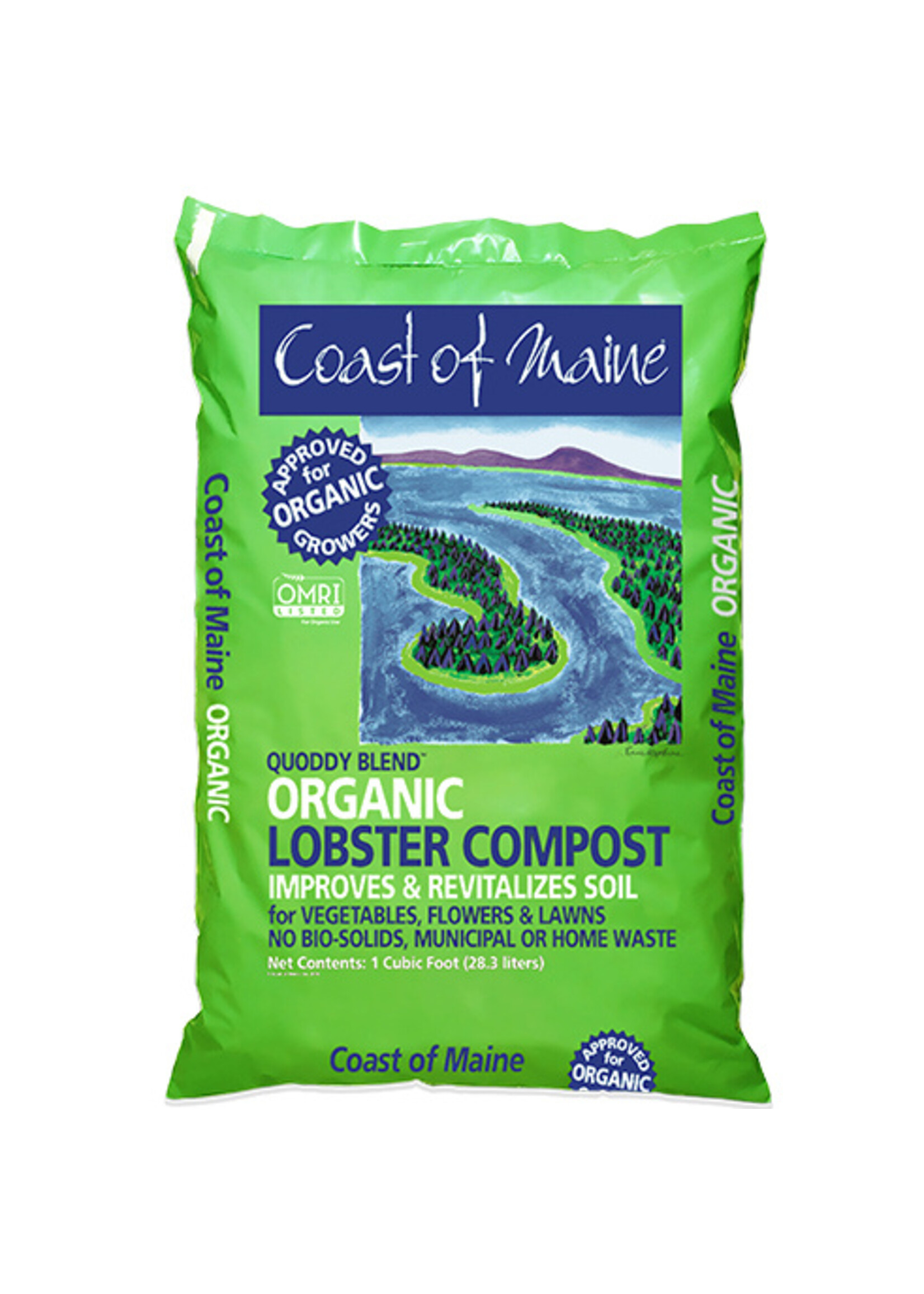 Coast of Maine Coast of Maine Quoddy Blend Lobster Compost Soil - 1 cu ft