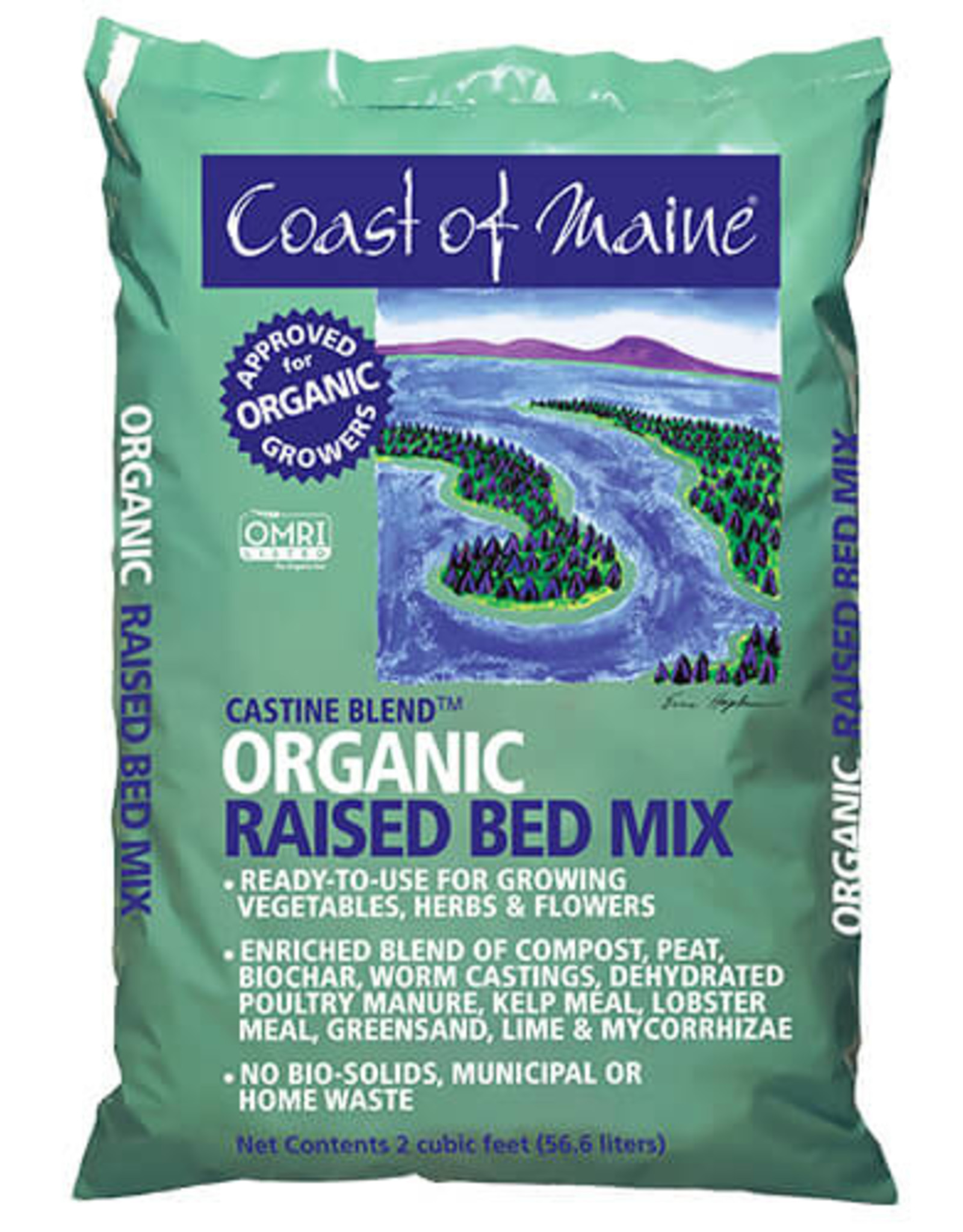 Coast of Maine Coast of Maine Castine Blend Organic Raised Bed Mix - 2 cu ft
