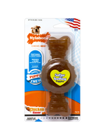 Nylabone NYLABONE PUPPY TEETHING RING BONE CHICKEN- WOLF/MEDIUM