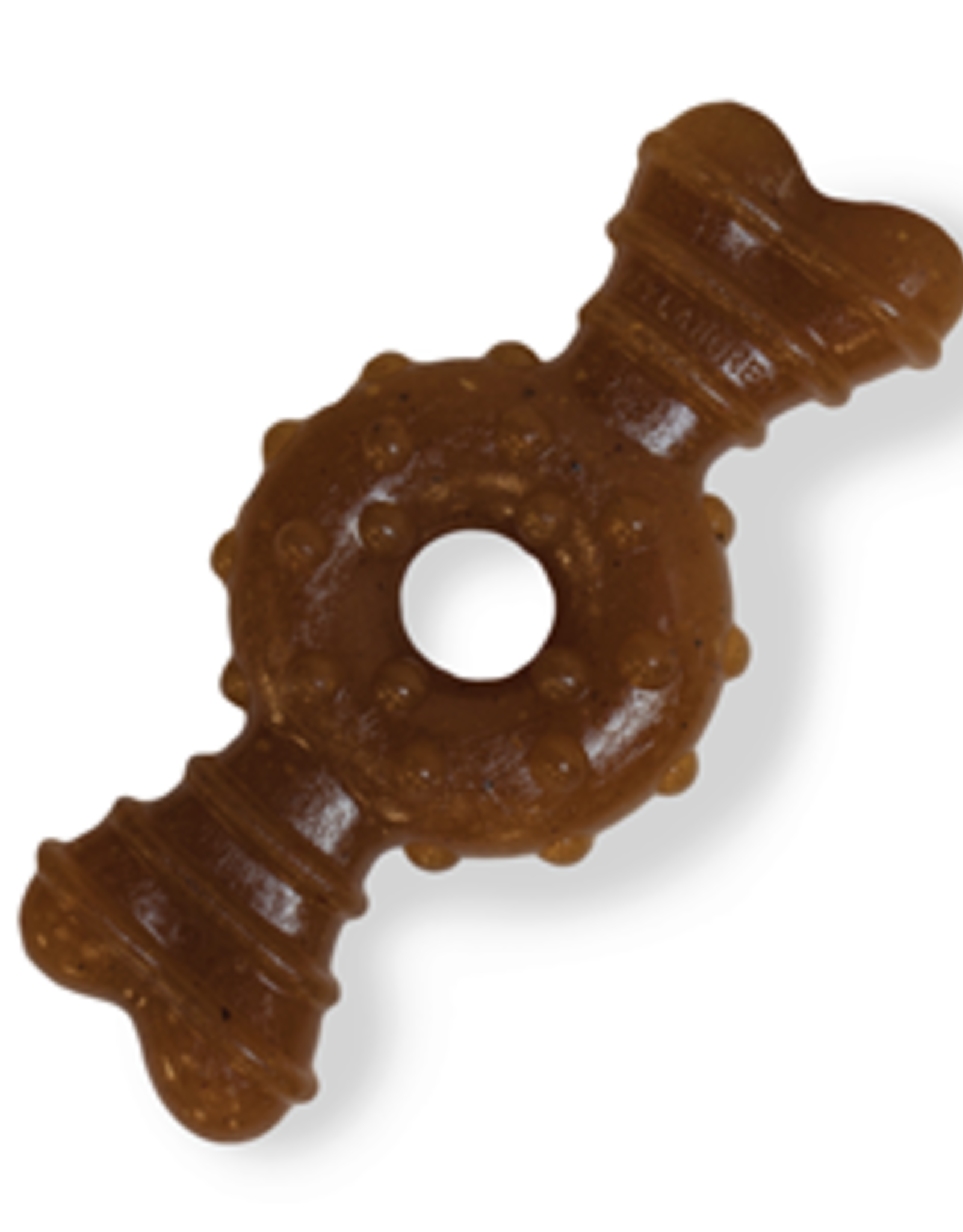 Nylabone NYLABONE PUPPY TEETHING RING BONE CHICKEN- WOLF/MEDIUM