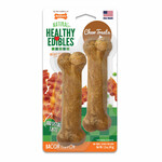 Nylabone NYLABONE EDIBLE BACON-PETITE 2PK