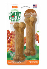 NYLABONE CORP NYLABONE EDIBLE BACON-PETITE 2PK