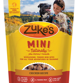 ZUKES PERFORM PET NUTRITION TREATS DOG ZUKES MINI CHICKEN 1LB